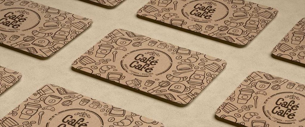 CAFÉ CAFÉ - Papelería Corporativa - Tarjetas de Visita