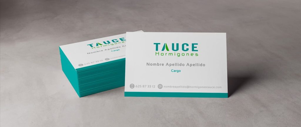 PAPELERÍA CORPORATIVA - Hormigones TAUCE