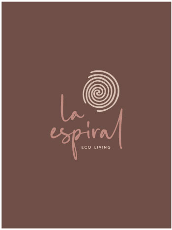LA ESPIRAL ECO LIVING - Identidad Corporativa - MARRÓN - G13 Estudio Creativo