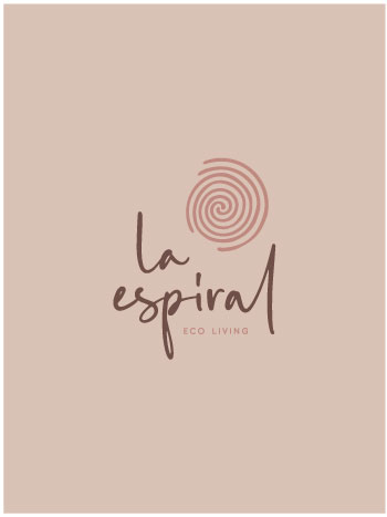 LA ESPIRAL ECO LIVING - Identidad Corporativa - ROSA - G13 Estudio Creativo