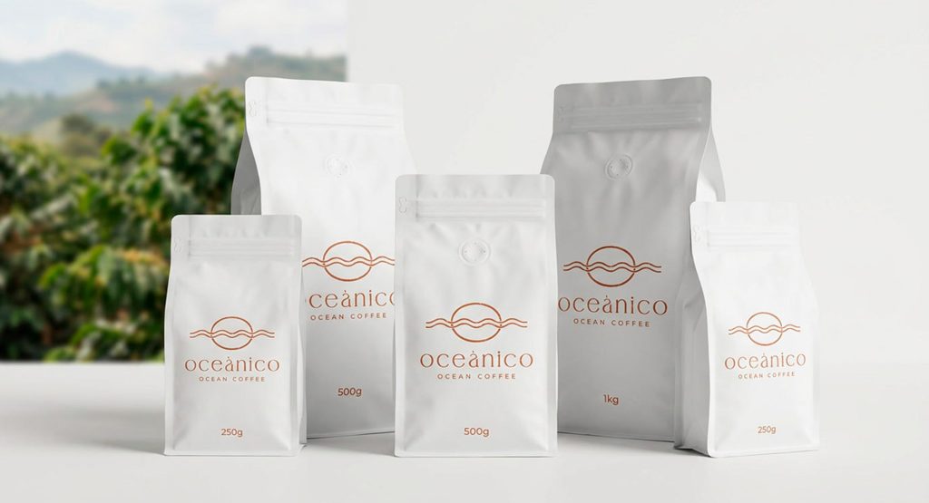 OCEÁNICO CAFÉ - Packaging envase al vacío - G13 Estudio Creativo
