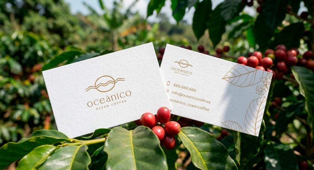 OCEÁNICO CAFÉ - Tarjetas de Visita - G13 Estudio Creativo